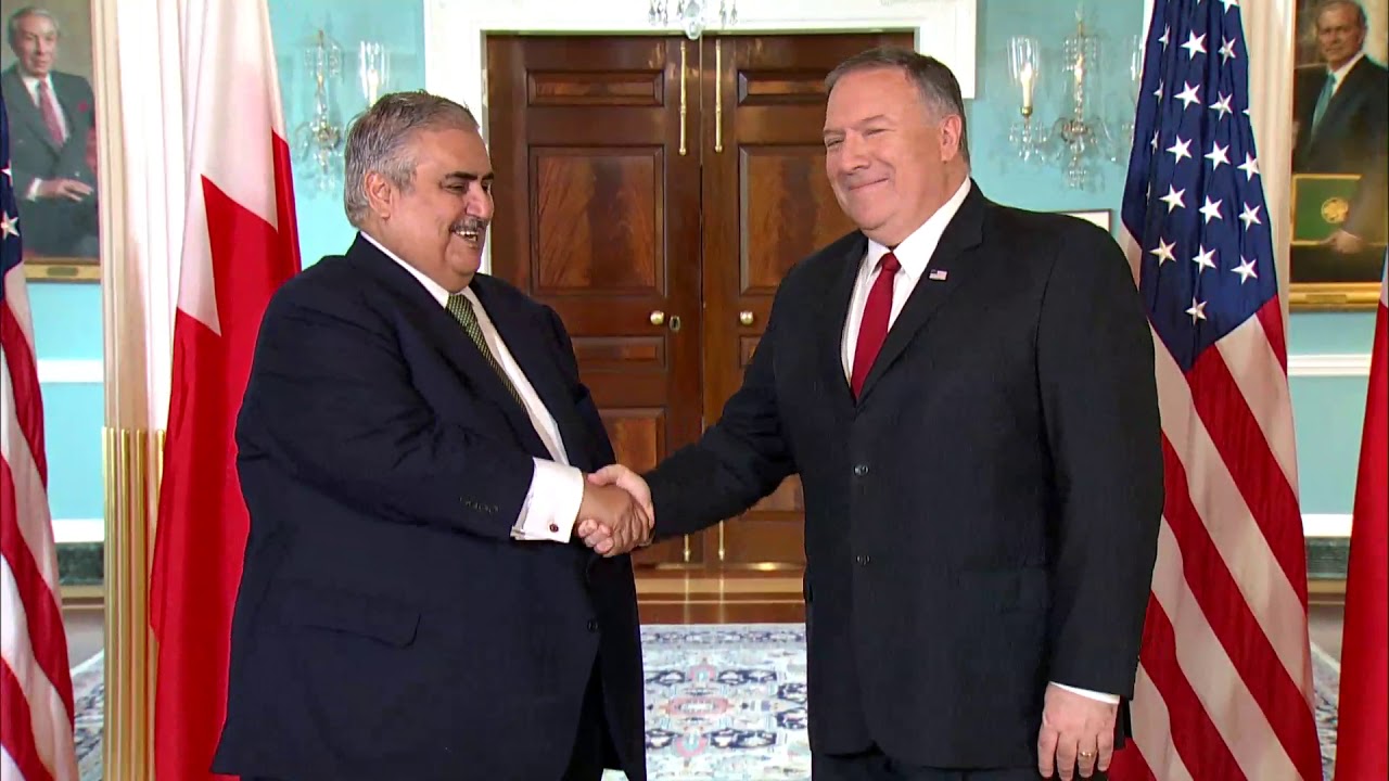 Secy Pompeo Meets with Bahraini FM Shaikh Kalid bin Ahmed Al Khalifa