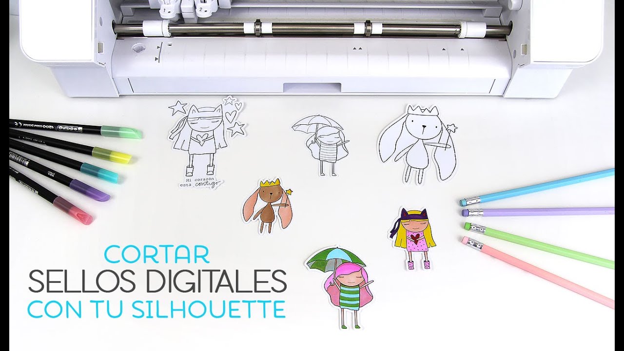 Cortar sellos digitales con tu Silhouette