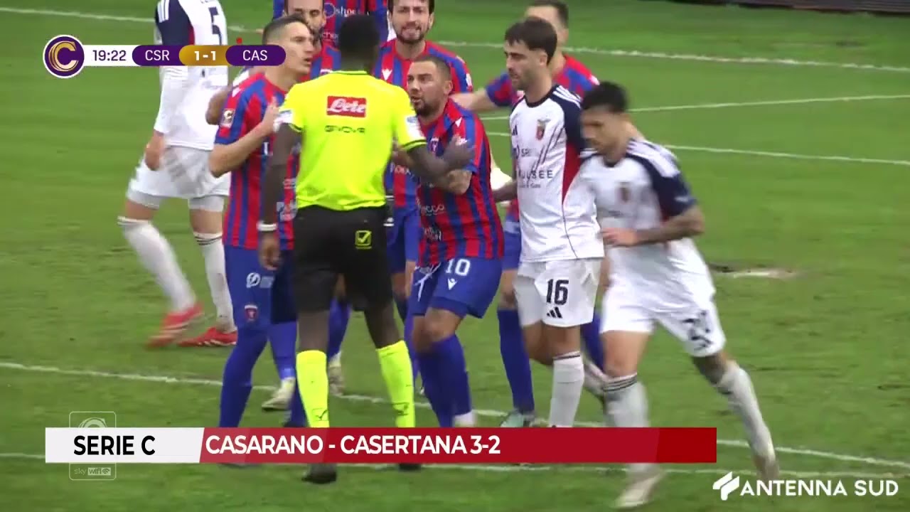 14 FEBBRAIO 2026 - SERIE C, CASARANO   CASERTANA 3-2