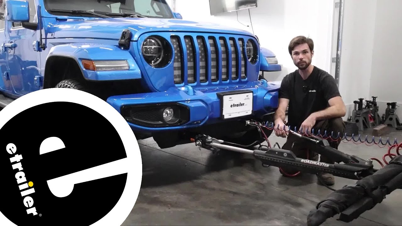 Installing the Dexter Trailer Breakaway Kit Switch with Cable and Pin on a 2022 Jeep Wrangler 4xe