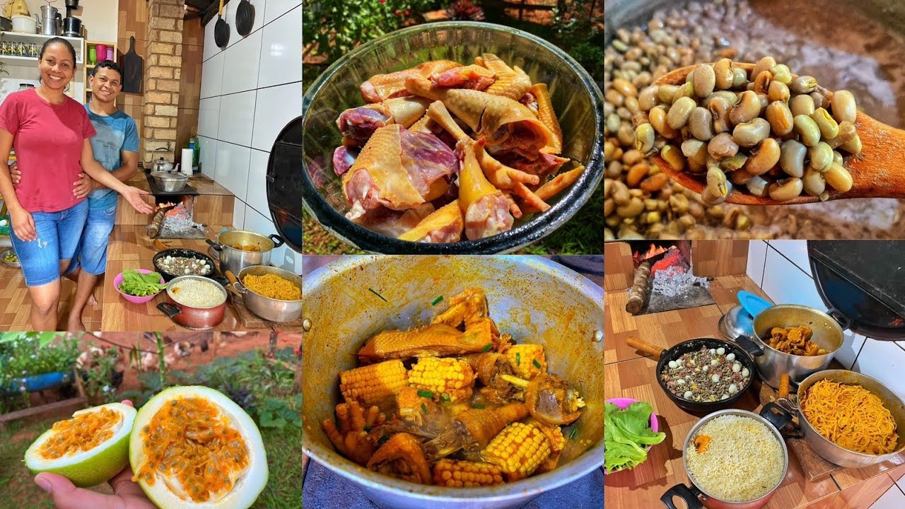 PREPARAMOS V&Aacute;RIAS DEL&Iacute;CIAS PRO NOSSO ALMO&Ccedil;O CAIPIRA-COLHEMOS TUDO DO NOSSO QUINTAL