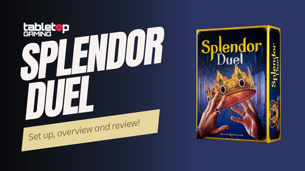 Splendor Duel – Set Up, Basic Play, and whether you should!