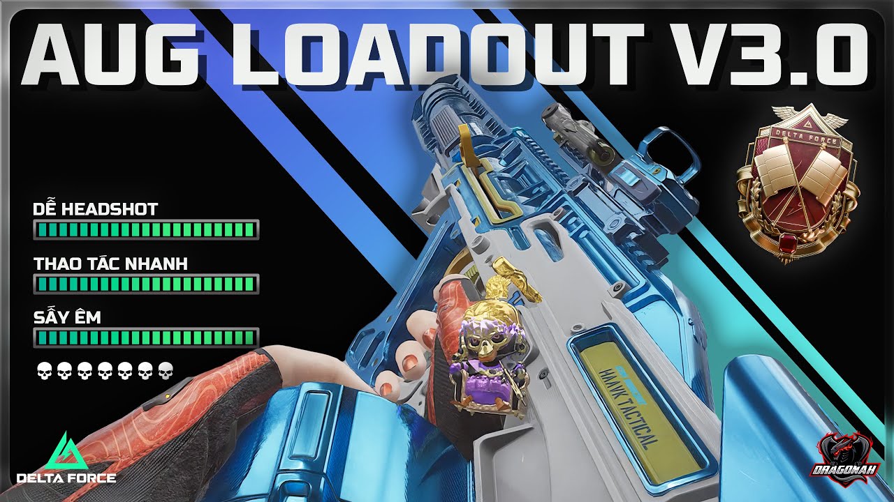 AUG META LOADOUT V3.0 - SẤY CỰC &Ecirc;M, CỰC THẤM, CỰC CH&Iacute;NH X&Aacute;C | HƯỚNG DẪN DELTA FORCE | DRAGONAK