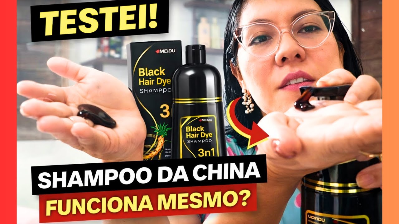 TESTEI O SHAMPOO POLÊMICO DA CHINA | FUNCIONA MESMO?