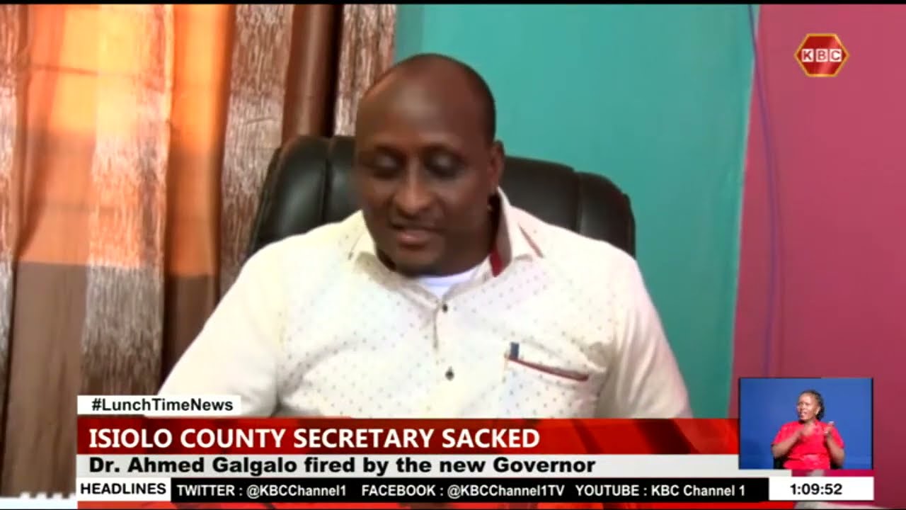 Isiolo county secretary Dr. Galgalo relieved of his duties