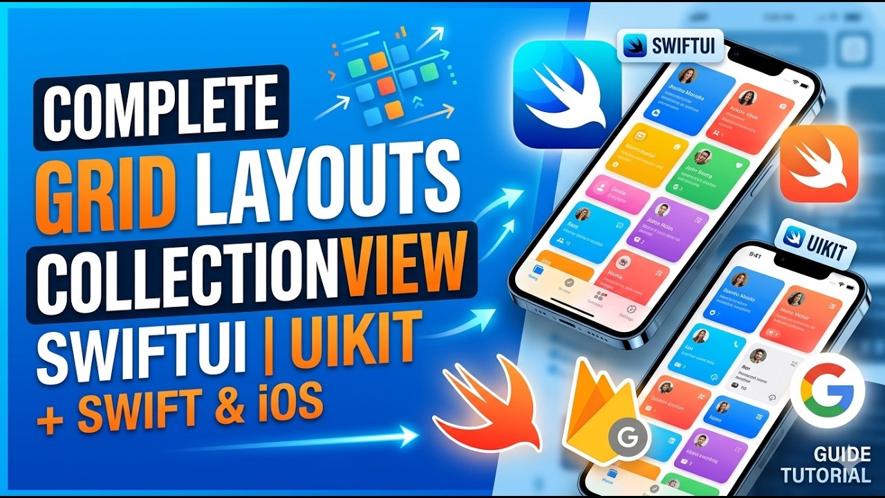 CollectionView-Grid📱| SwiftUI | UIKit | Swift | iOS | India 🇮🇳