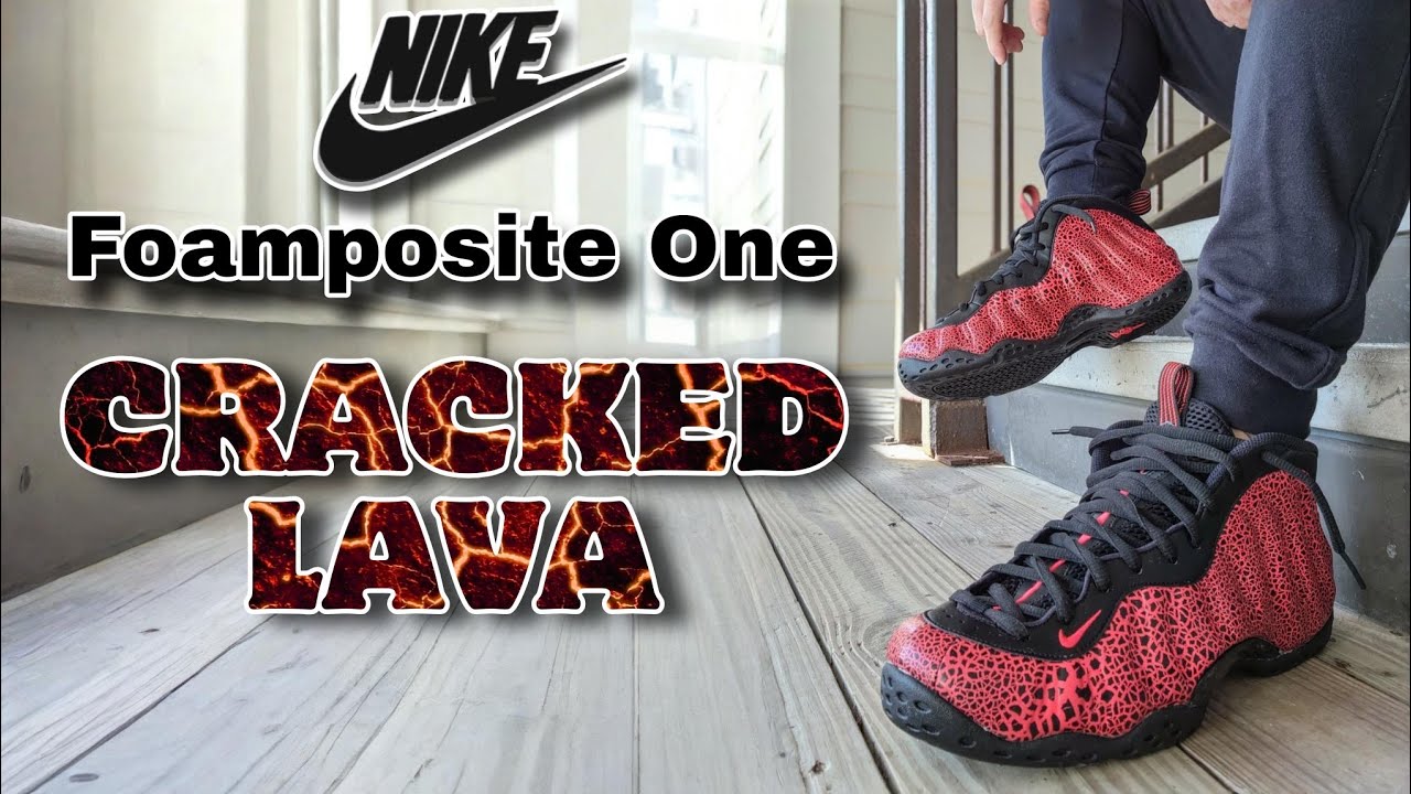 Обзор и фото кроссовок Nike Foamposite One 'Cracked Lava'.