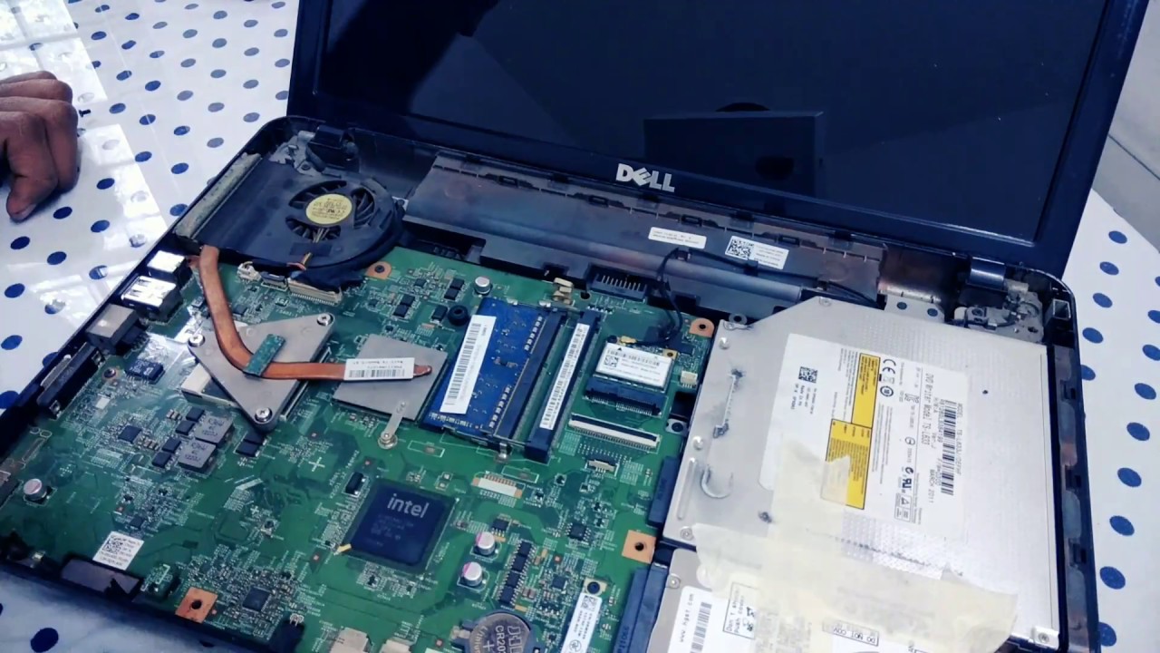 REMOVING CPU from laptop 【DELL N5030】