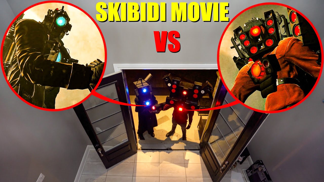IF YOU EVER SEE TITAN SPEAKERMAN VS TITAN CAMERAMAN, RUN! (I HELPED SKIBIDI MOVIE BE FRIENDS)