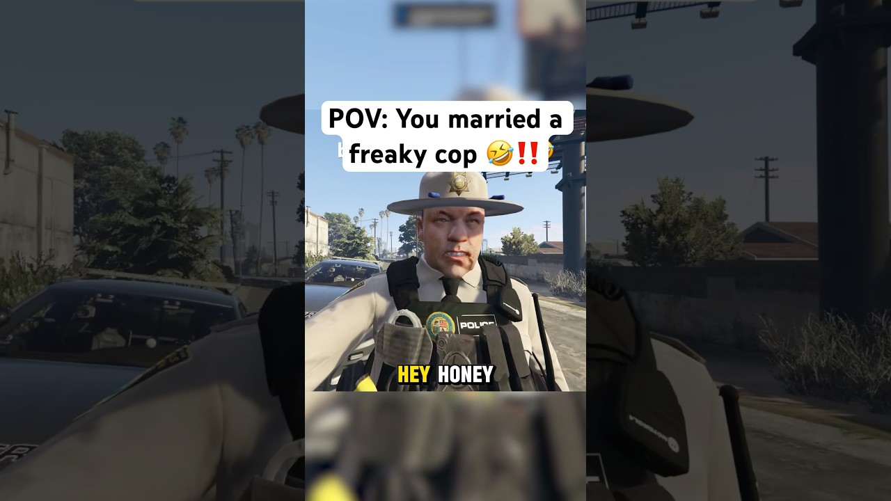 Not your average cop 💀 #gta #funnymoments #shorts