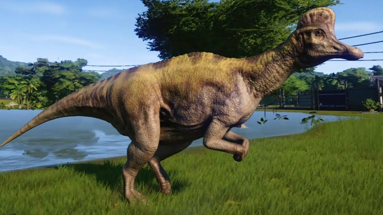 Jurassic World Evolution - Corythosaurus Gameplay (PS4 HD) [1080p60FPS]