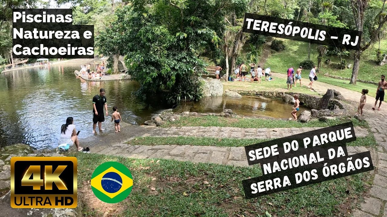 ⁴ᴷ⁶⁰ Walking Teresópolis  - Brasil : Serra dos Órgãos Sede Teresópolis