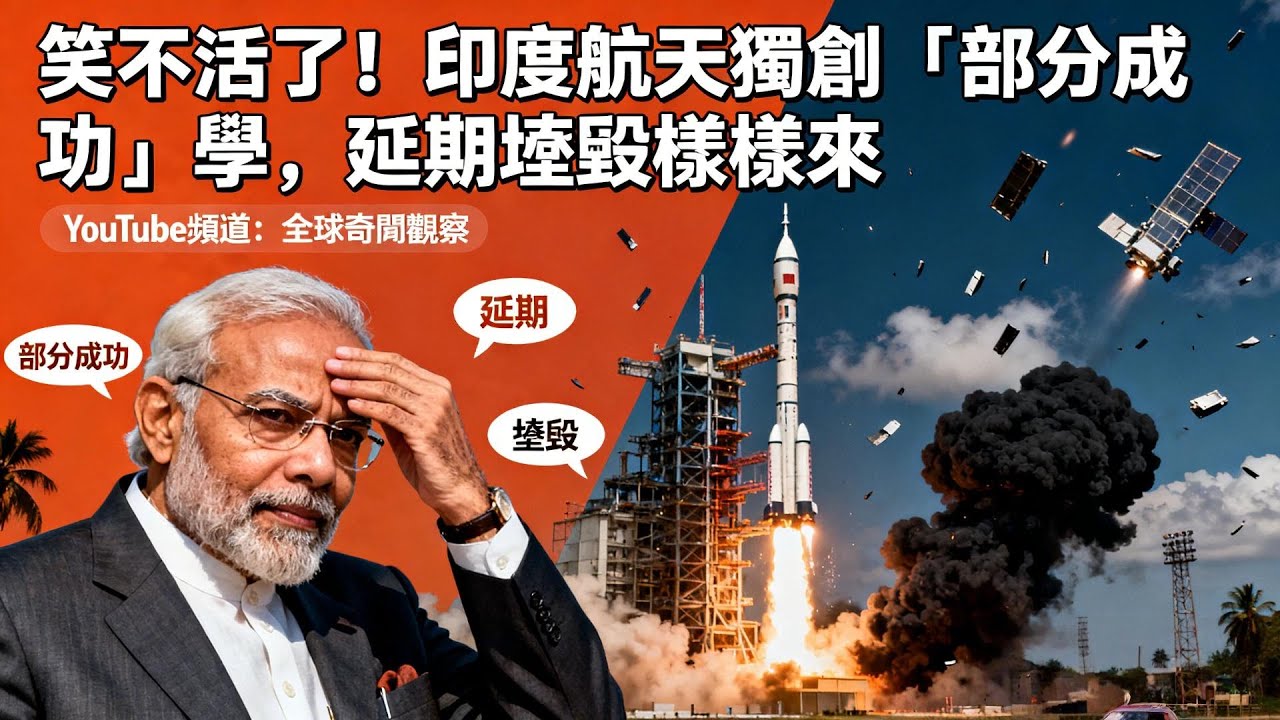 印度航天日常：立flag、無限期跳票、自欺欺人，純屬嘴強