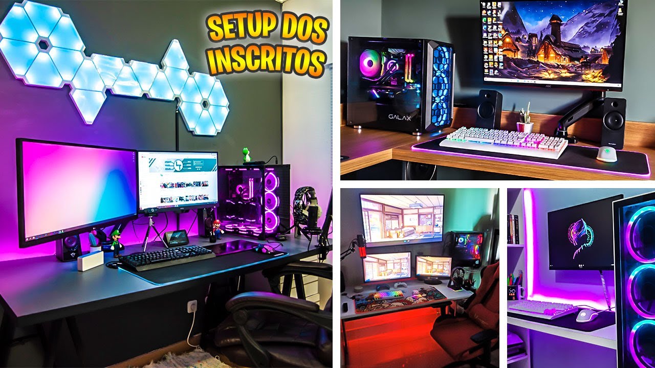 SETUP MONTADO NA GRINGA - Setup dos inscritos