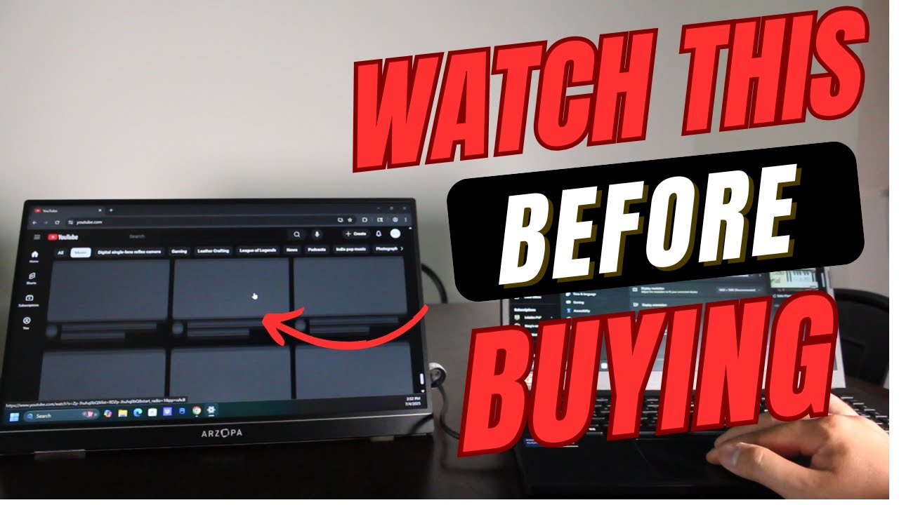This Portable Monitor Changed My Travel Setup | ARZOPA Z1C Review