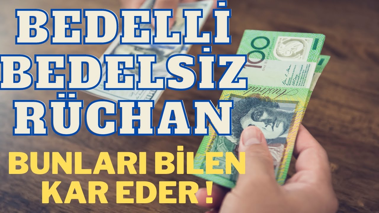 Bedelli Bedelsiz Sermaye Artırımı ve R&uuml;chan Hakkı Nedir ? | Nasıl kar edebiliriz ?