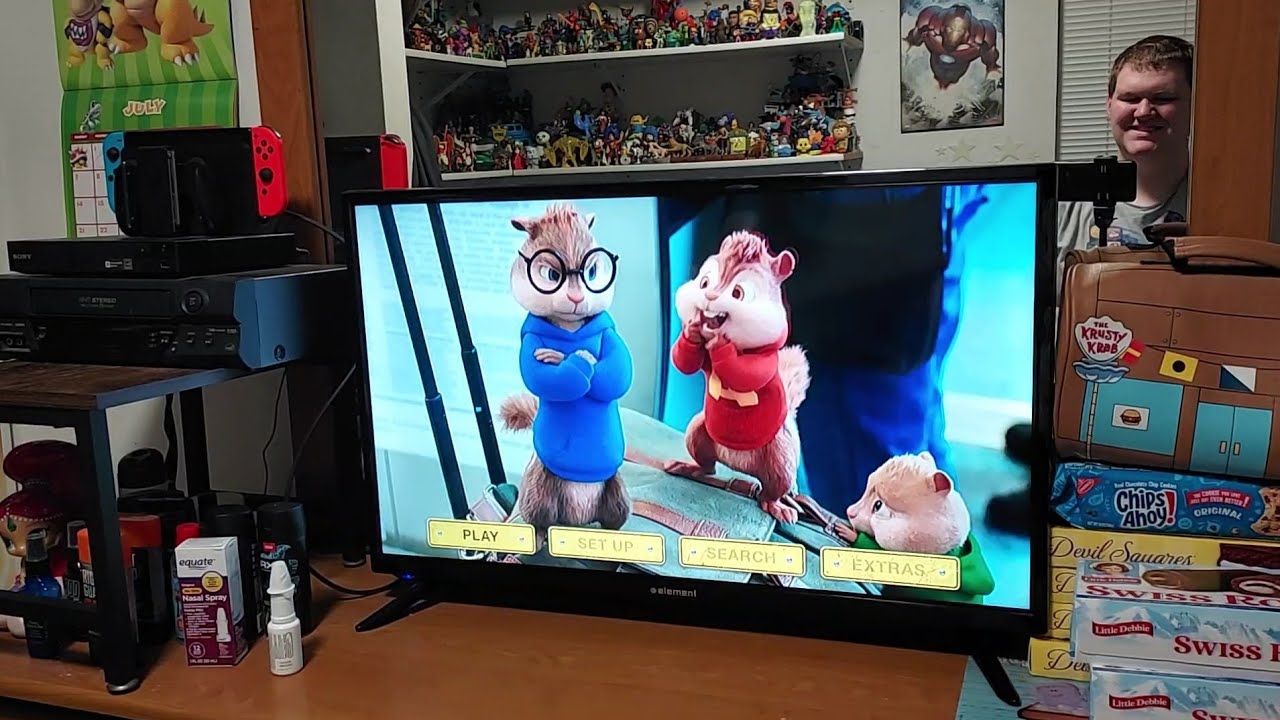 Menu Walkthrough Of Alvin & The Chipmunks: The Road Chip Blu-Ray From 2016🚗🐿🛩