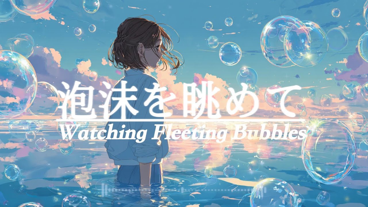【幻想的music】泡沫を眺めて – Watching Fleeting Bubbles【60min｜睡眠・勉強・作業用】