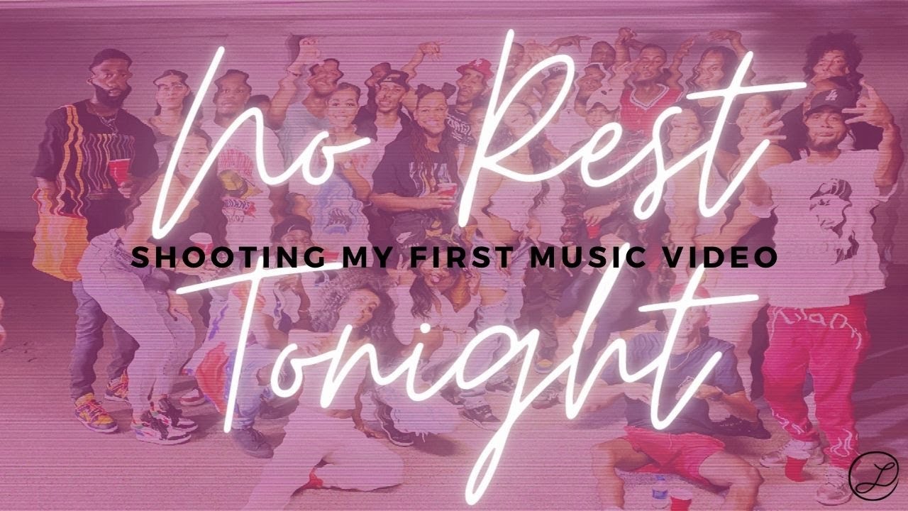Shooting My First Music Video | BTS | Lexaay