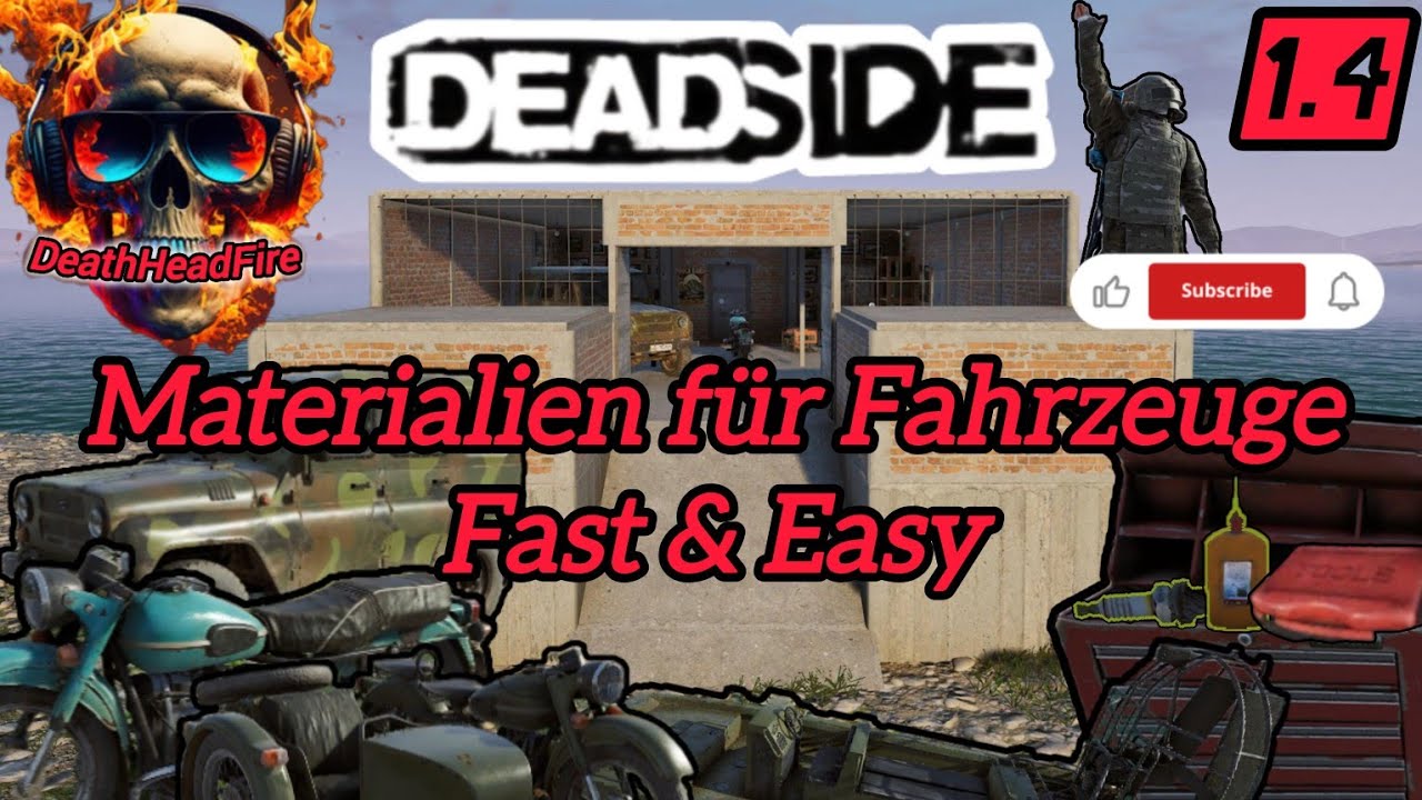 DEADSIDE MATERIALIEN FAHRZEUGE FAST & EASY 1.4 #deadside #ps5 #xbox #tutorial #tips #german