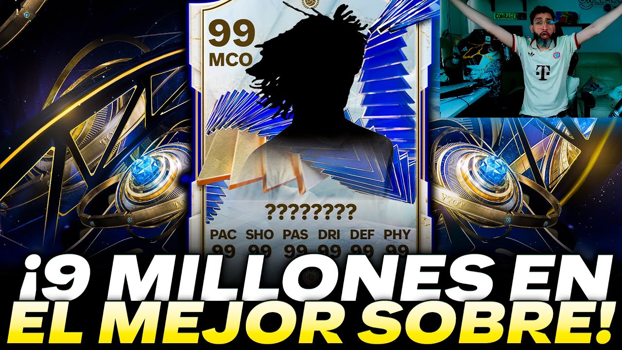 TOTY DE 9 MILLONES EN EL MEJOR SOBRE DE LA TIENDA!!