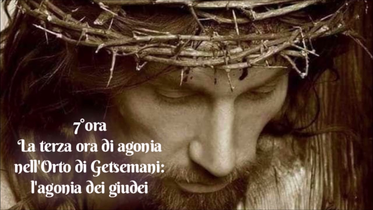 Le ore della Passione - 7°ora - La terza ora di agonia nell'orto di Getsemani: l'agonia dei giudei