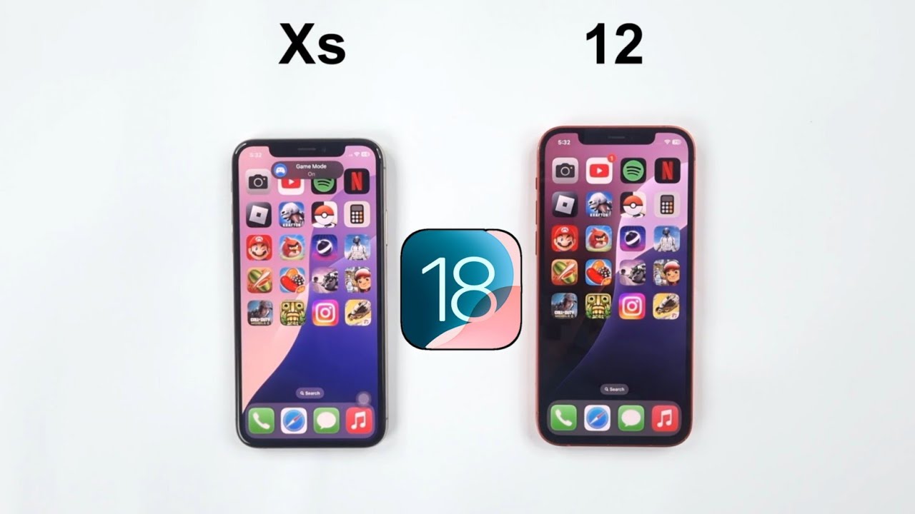 iOS 18 - iPhone 12 vs iPhone XS Speed Test!