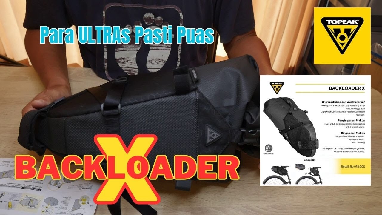 TOPEAK Backloader X Paling Pas Untuk ULTRAs.