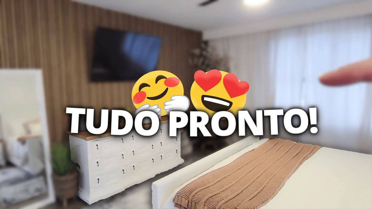 QUARTO FINALIZADO, FICOU DO JEITO QUE SONHAMOS!