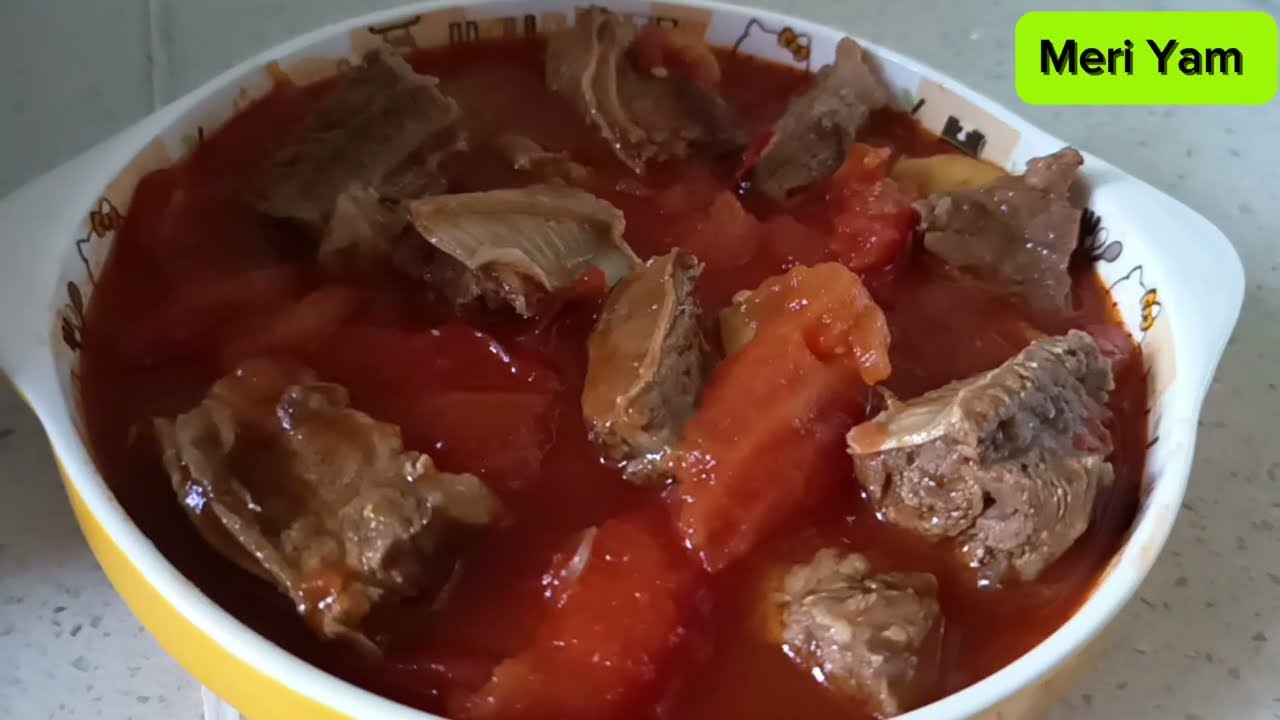 How to cook Beef stew with tomato | Beef ribs recipe