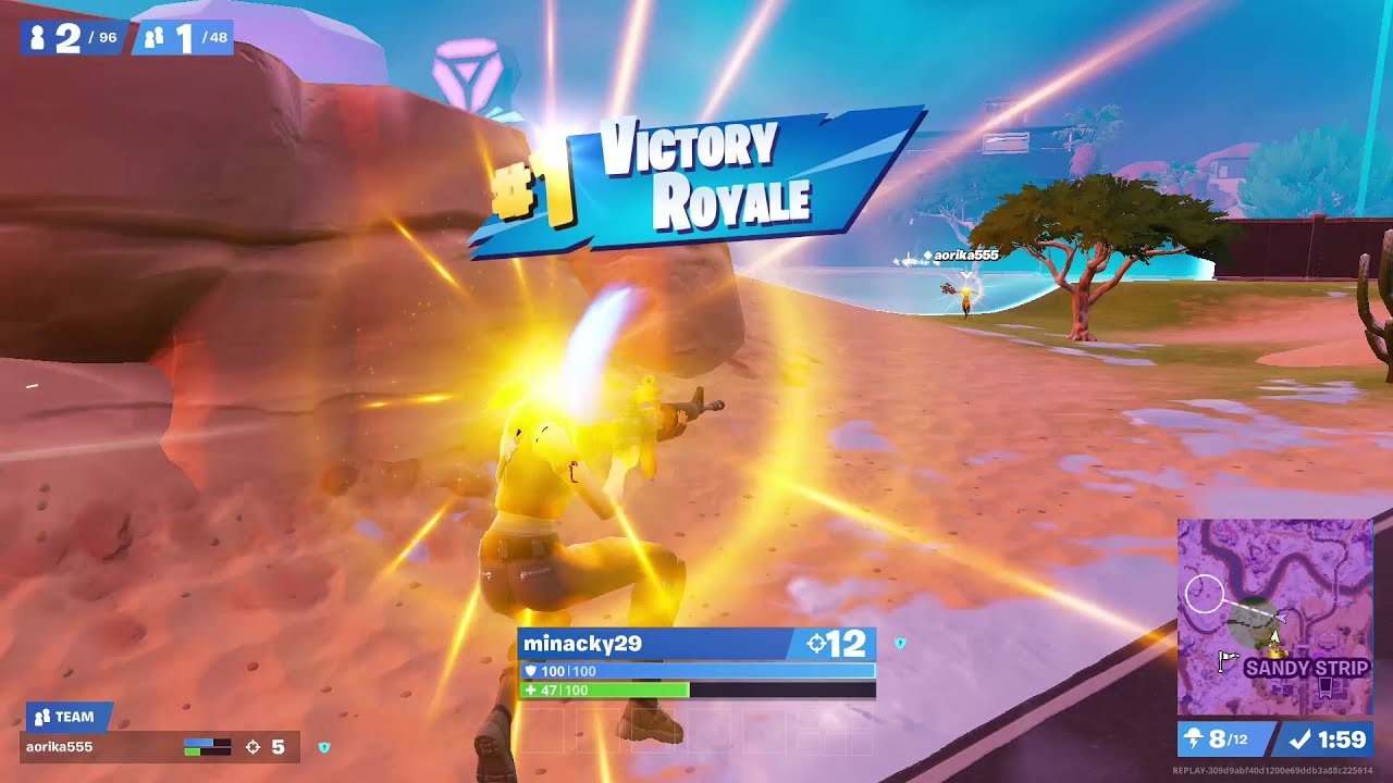Fortnite ROG ALLY Duo's Gameplay Replay