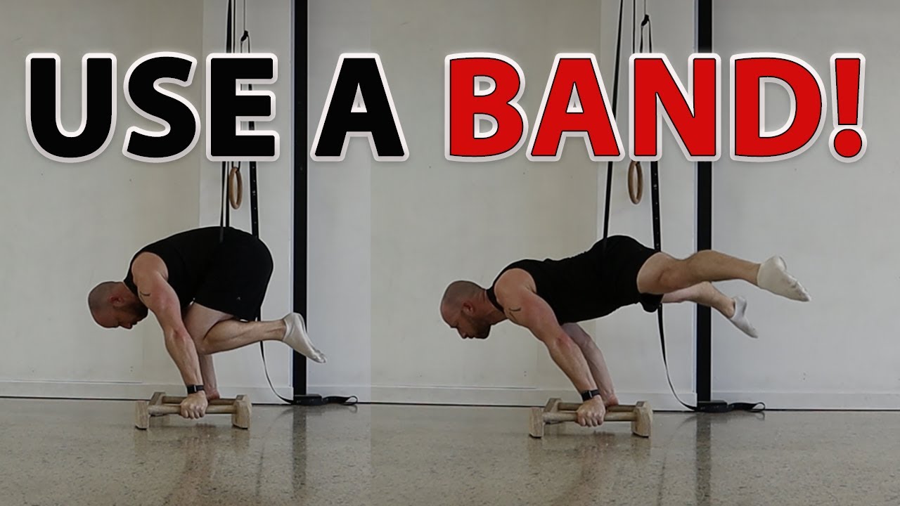 Planche Training with a Band. Tutorial