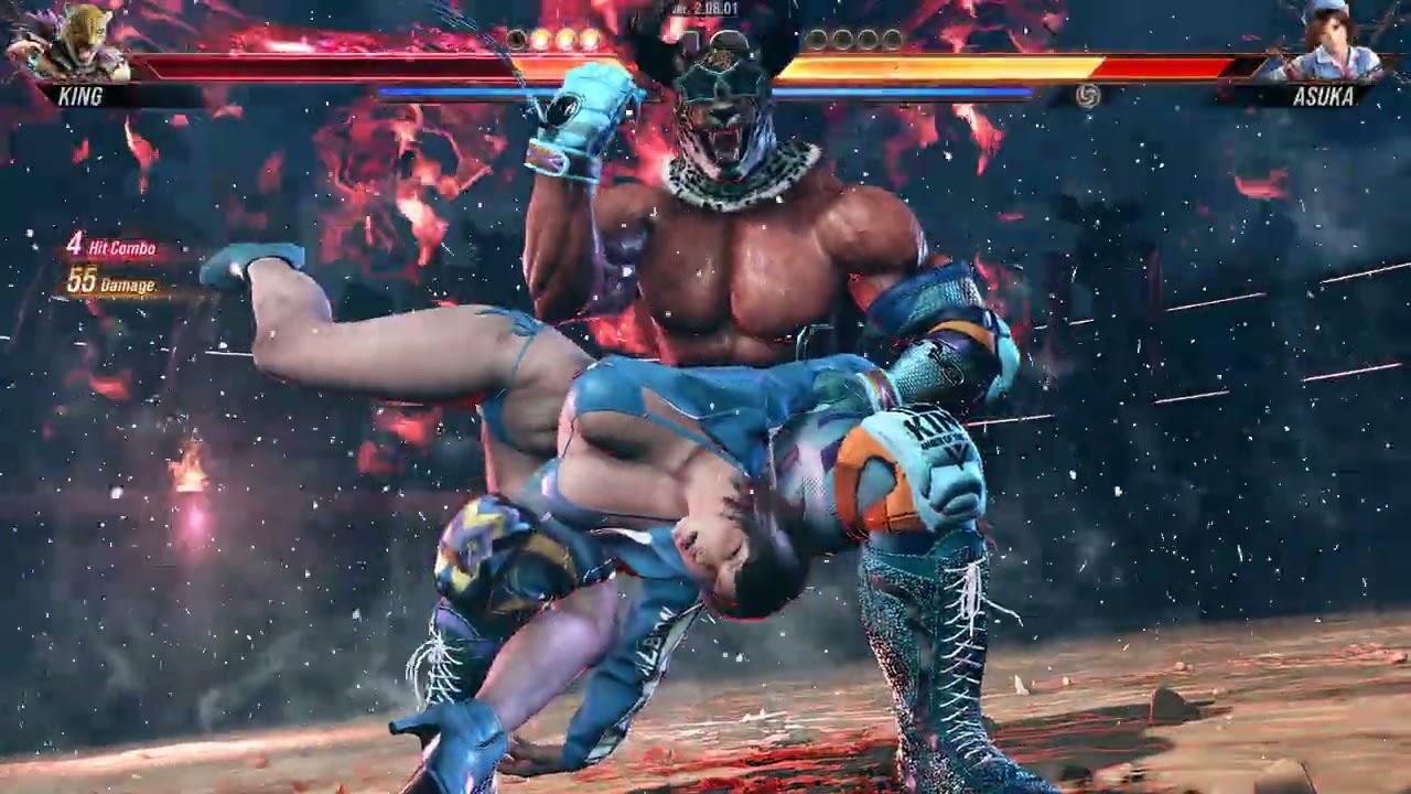 King Meets Asuka Valby vacation Crazy Grabs Match! Tekken-8