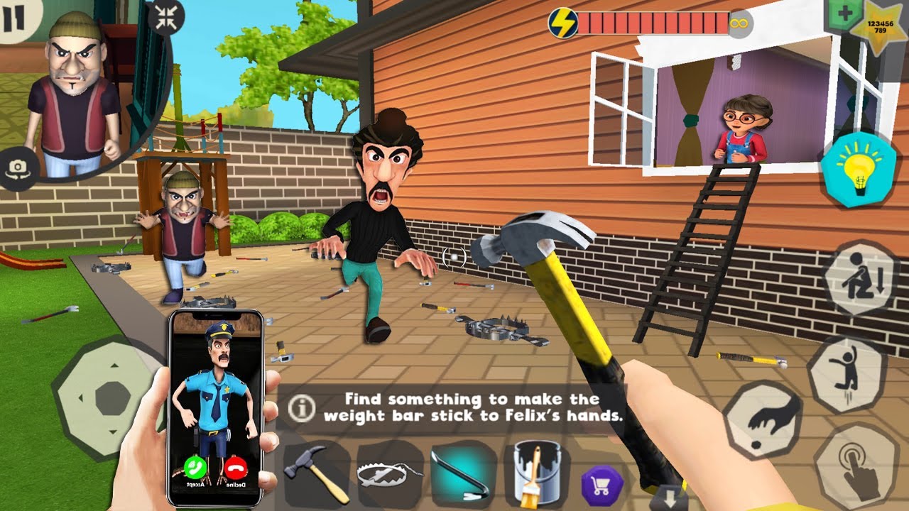 Scary Robber Home Clash - Troll Felix & Lester New Special Levels part 1457 