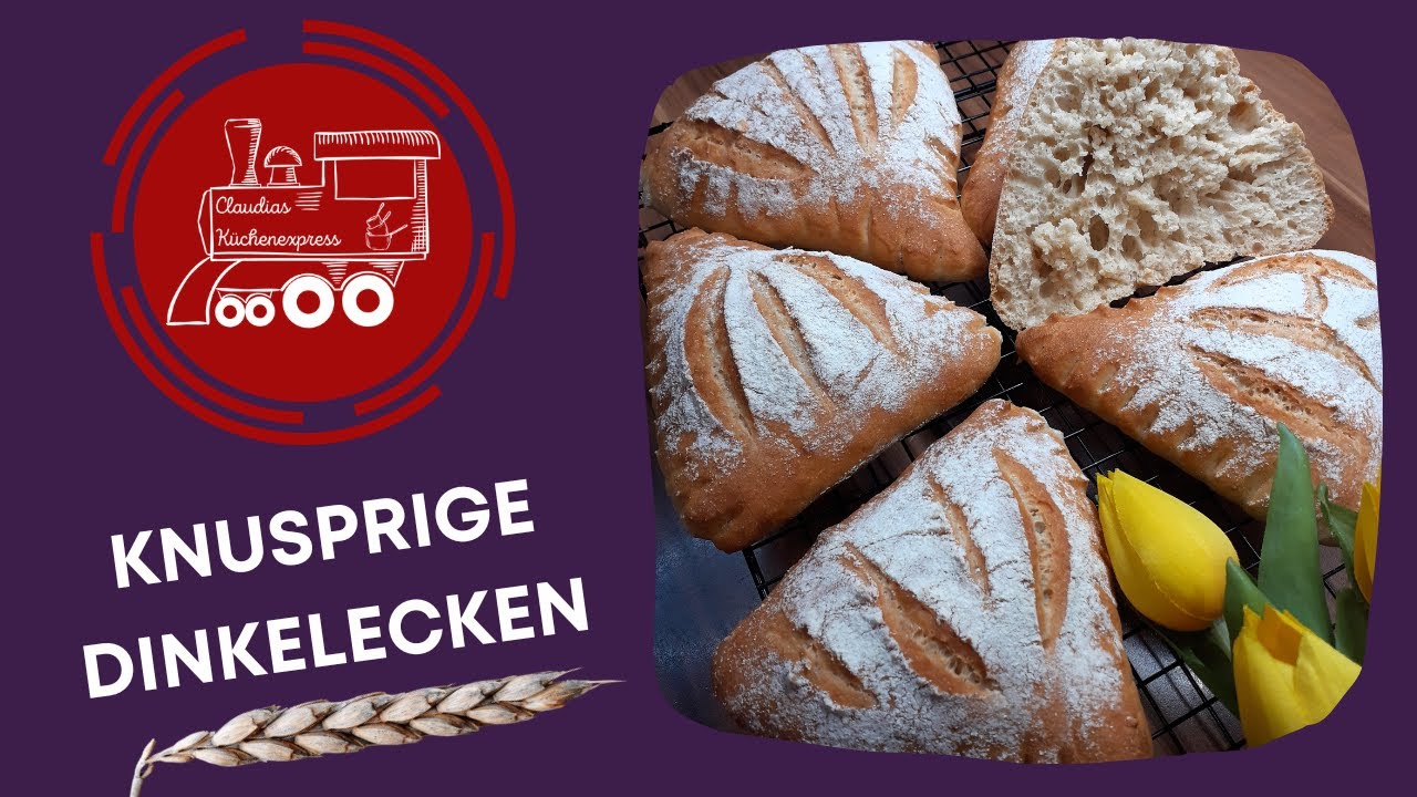 ❤ KNUSPRIGE  DINKELECKEN - mit Übernachtgare