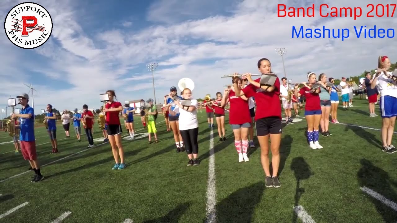 PHS Marching Band Mashup Video: Band Camp 2017