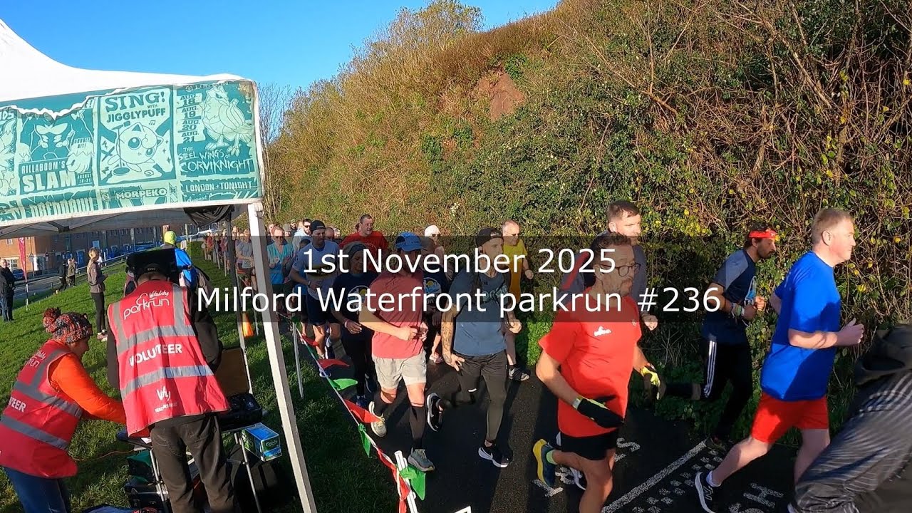 Milford Waterfront parkrun, #236 - November 1st 2025 (fast)