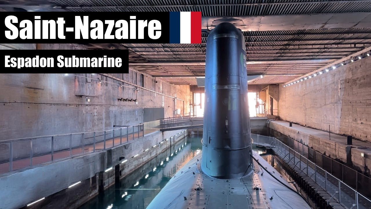 Exploring the Cold War French Submarine Espadon in Saint-Nazaire, France