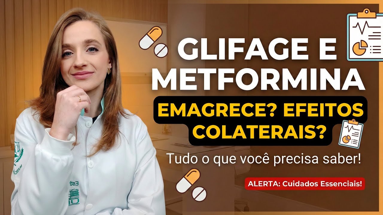 METFORMINA (Glifage) - O QUE TODOS DEVERIAM SABER! Cuidados Importantes e Efeitos
