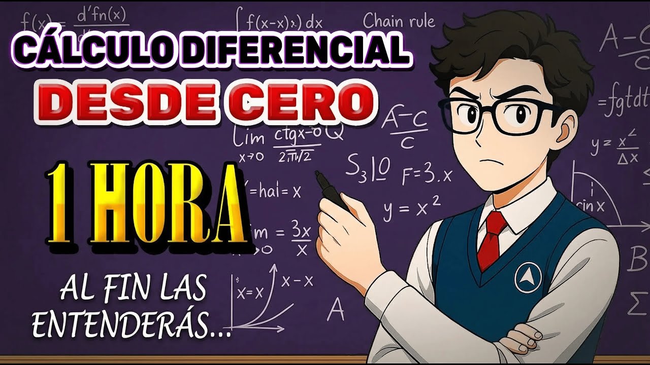 📘CÁLCULO DIFERENCIA DESDE CERO📝✏️| Curso Cálculo Diferencial DESDE CERO (COMPLETO)