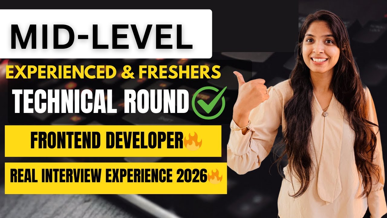 👉 Mid-Level Frontend Developer Interview 2025 🔥 90% Candidates Miss These Questions!