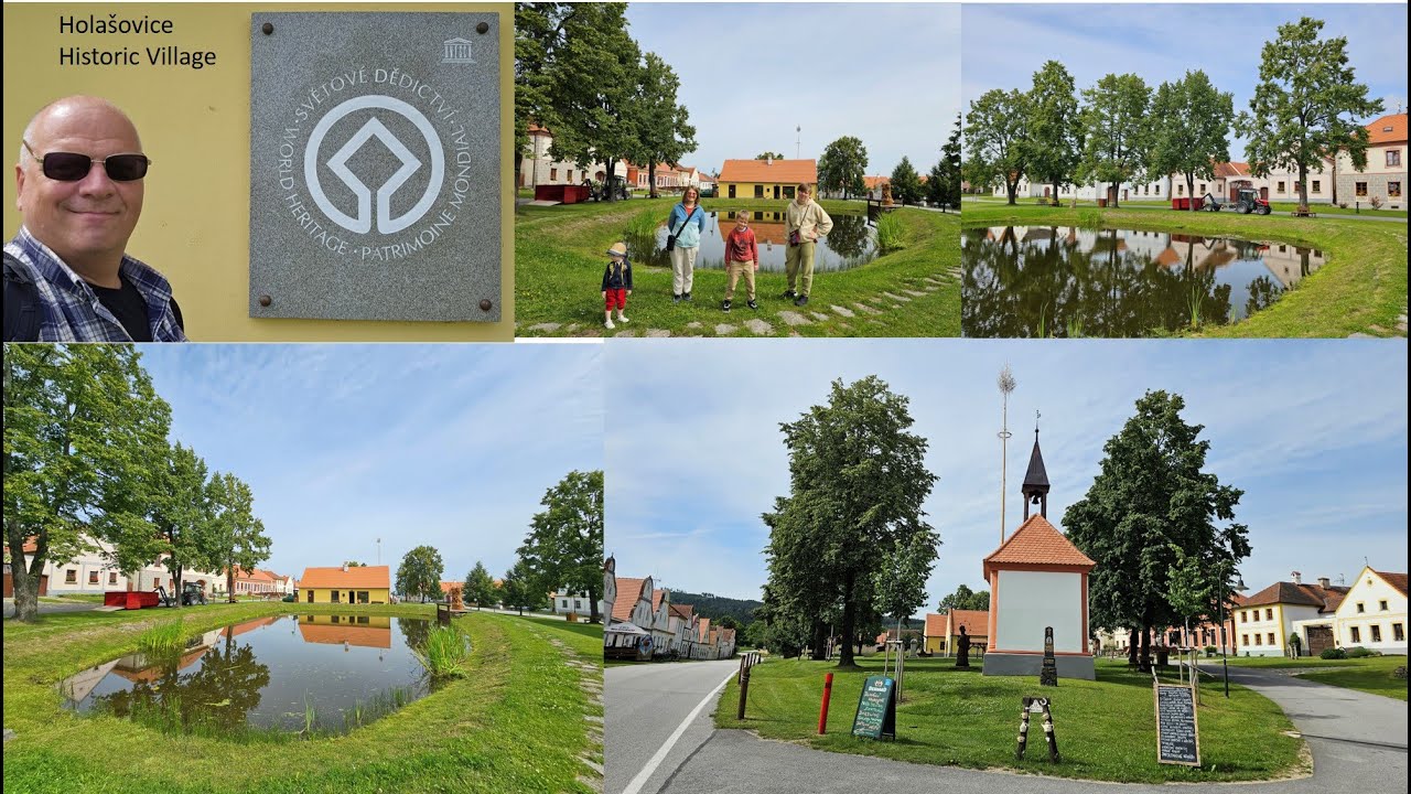Holasovice Historic Village UNESCO World Herutage site near Cesky Krumov