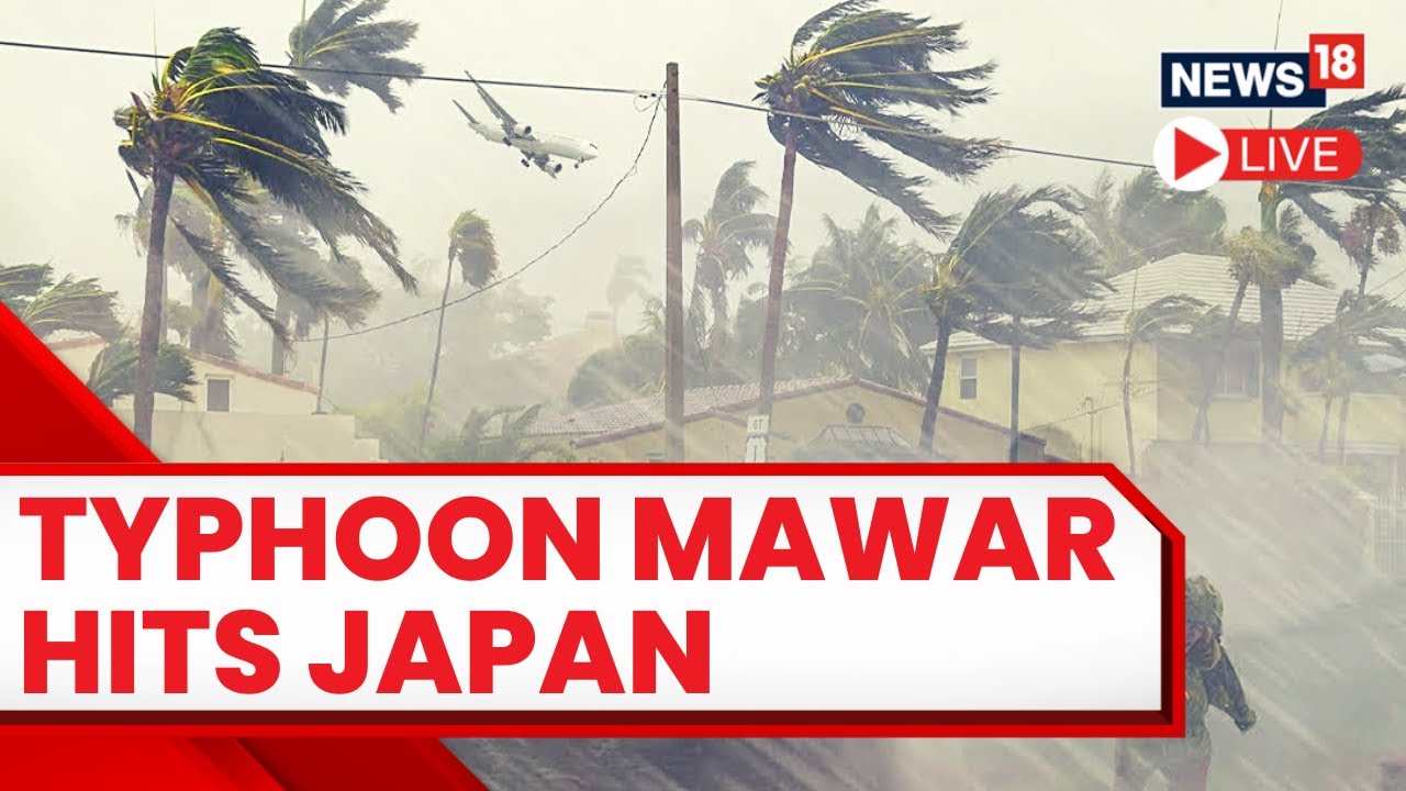 Typhoon Mawar Heads Toward Japan&rsquo;s Okinawa Islands | Typhoon Mawar News LIVE | Japan News LIVE
