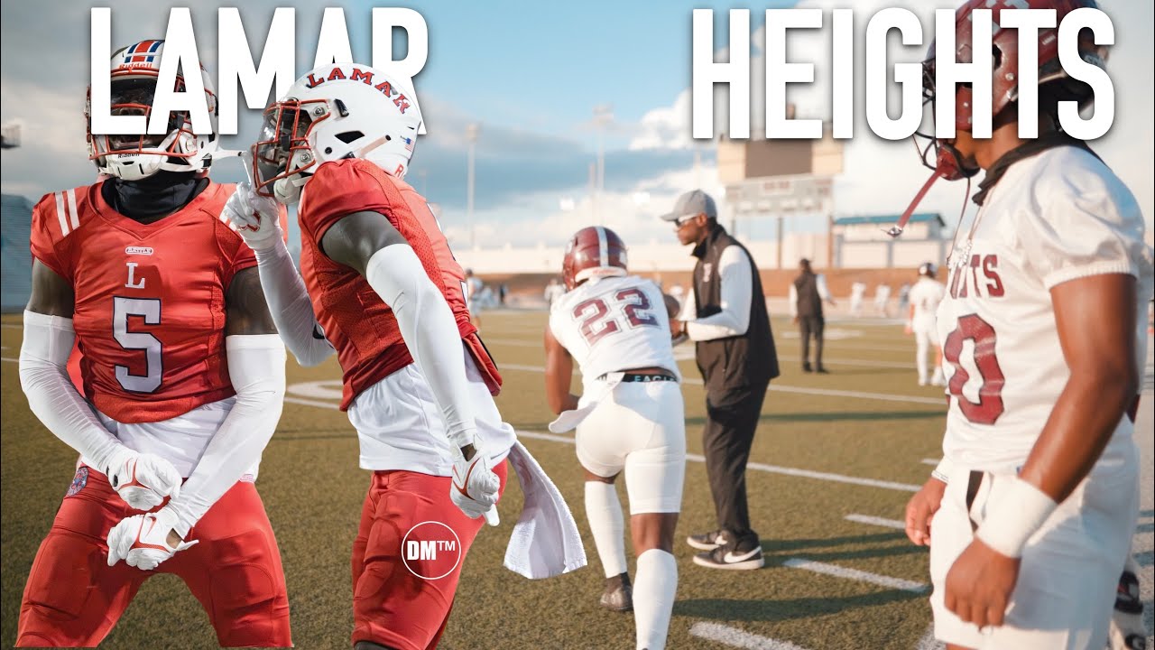 The Best Of Texas 6A Football 🔥| Houston Lamar vs Houston Heights | This Team Is Undefeated So Far