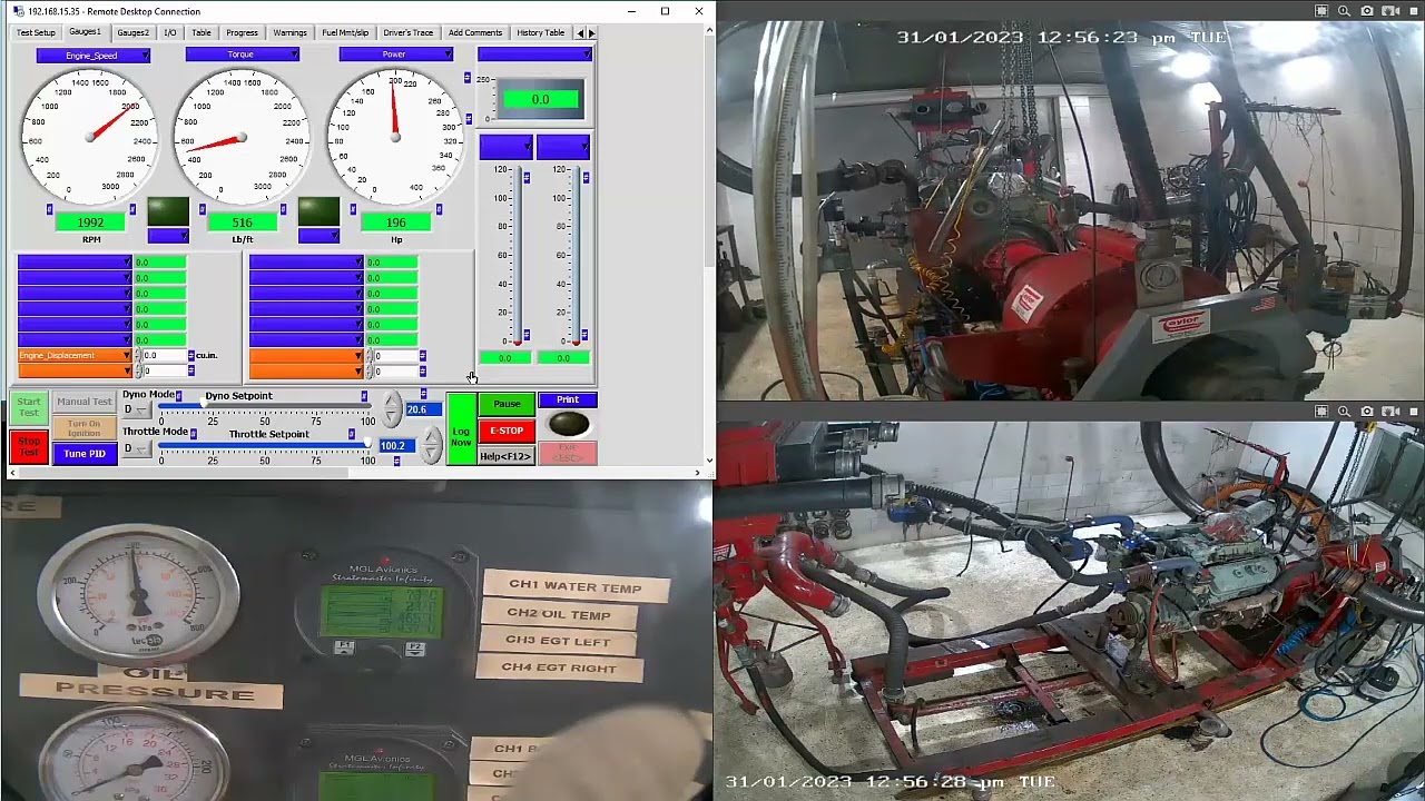 6V71 Dyno