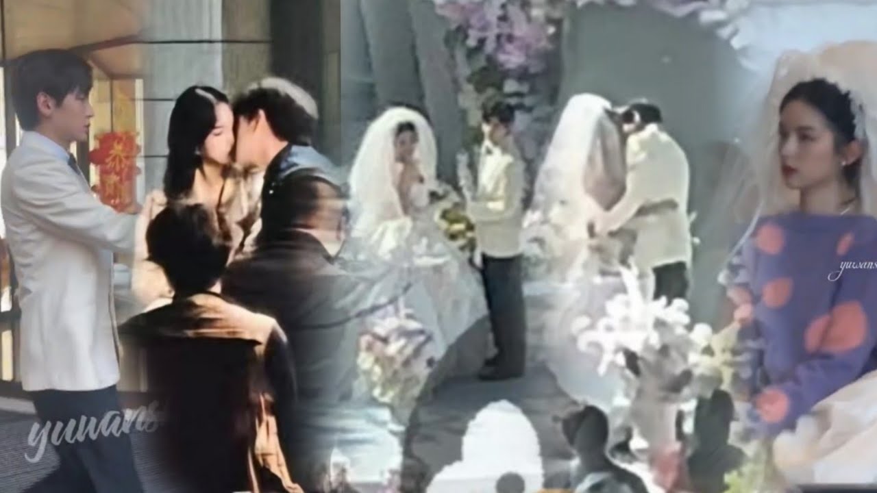 Zhou Ye and Zhai Xiaowen kissing and wedding scenes for 