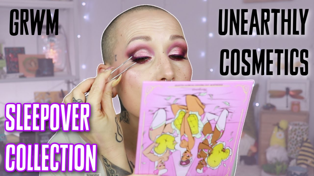 Let’s try some NEW Makeup! | UNEARTHLY COSMETICS SLEEPOVER COLLECTION