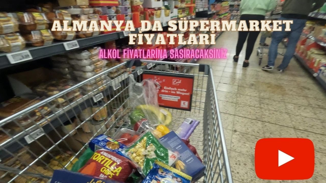 Almanya da Süpermarket fiyatlari ve Alkol fiyatlari