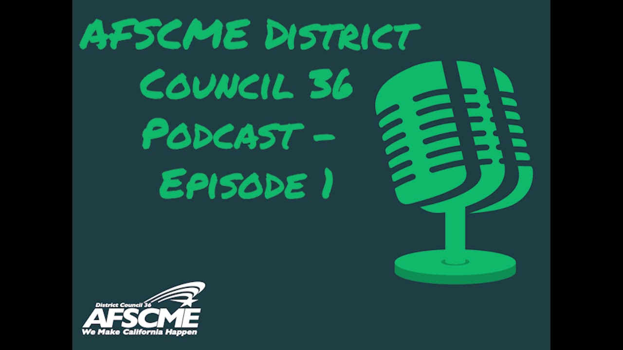 AFSCME District Council 36 Podcast - Episode 1