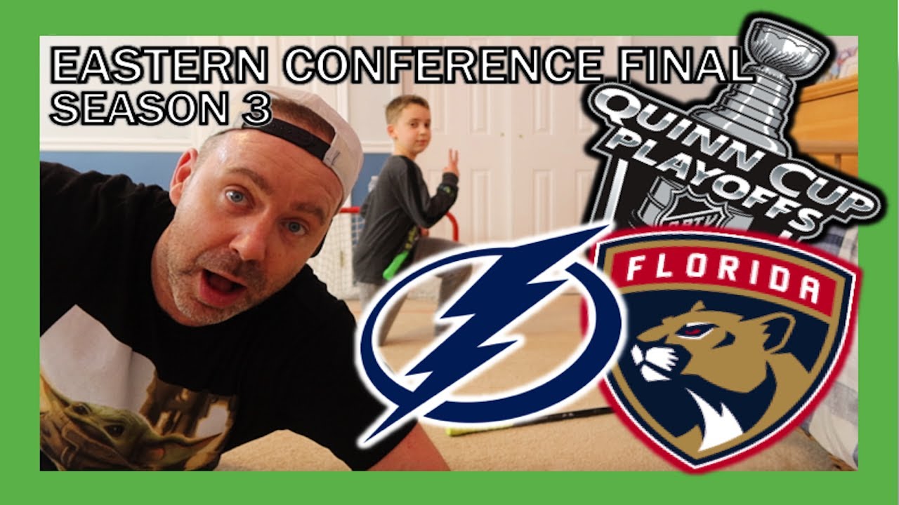 KNEE HOCKEY SEASON 3 - EASTERN CONFERENCE FINAL - PANTHERS / LIGHTNING - QUINNBOYSTV